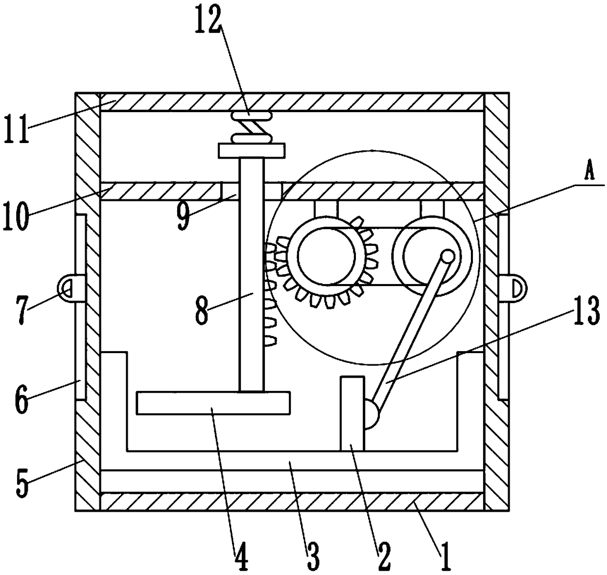 A multi-angle wool compacting device