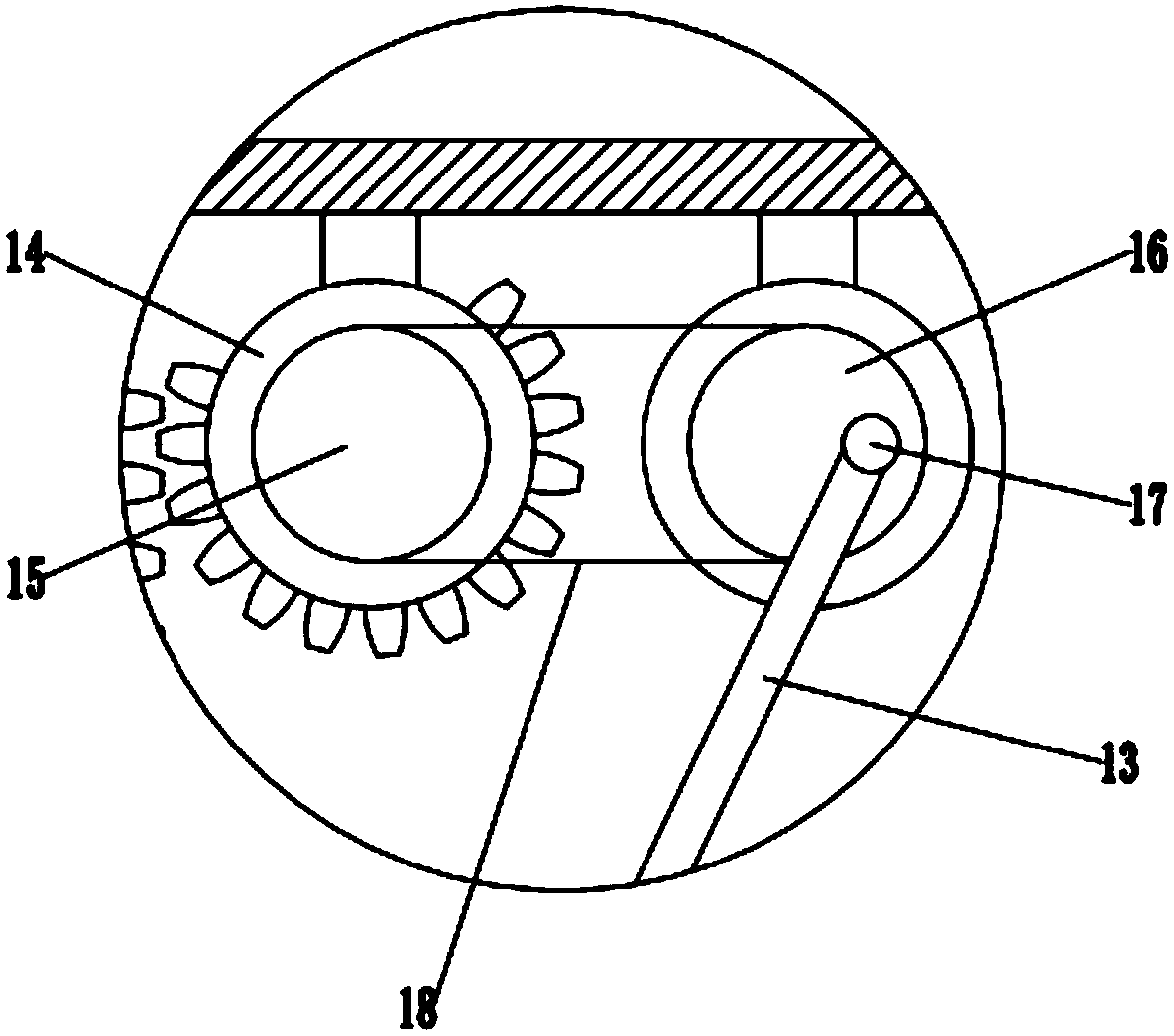 A multi-angle wool compacting device