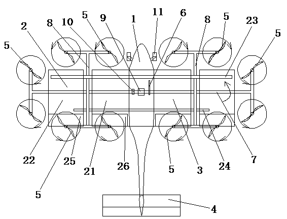 A multi-axis fixed-wing aircraft