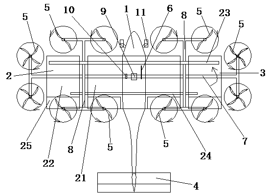 A multi-axis fixed-wing aircraft