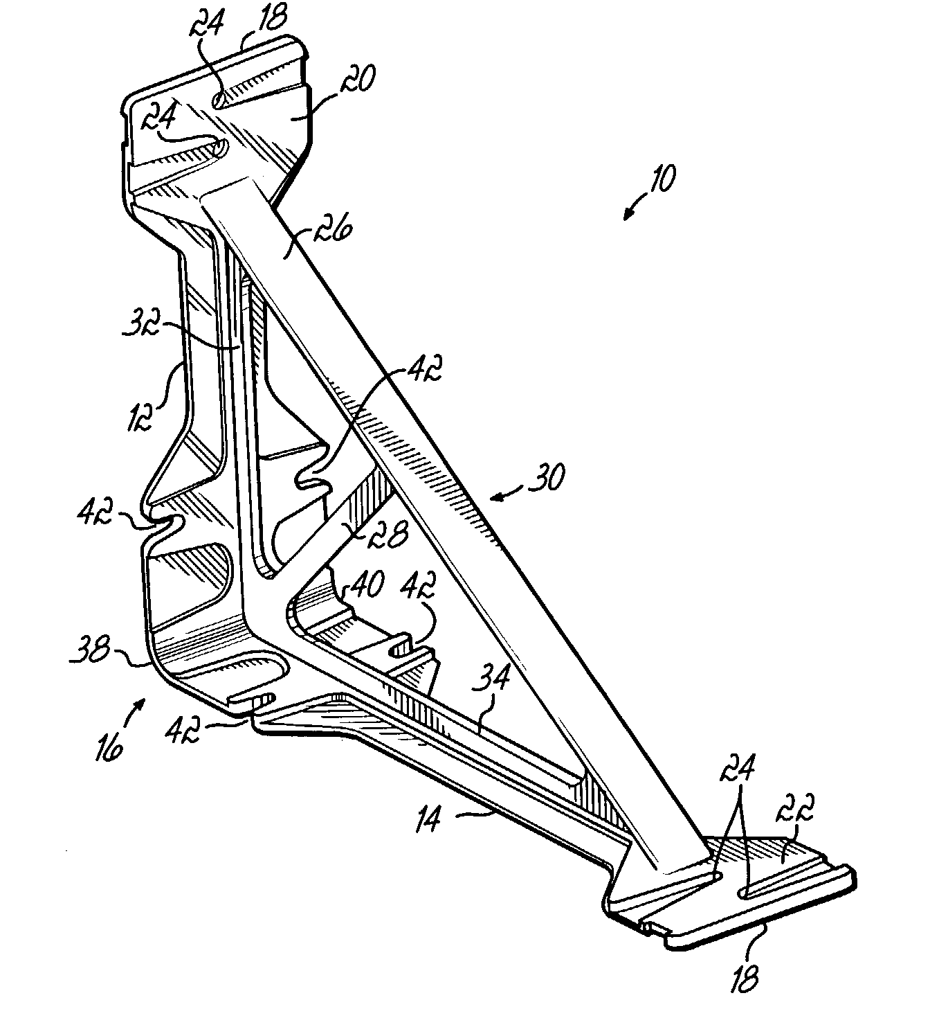 Brace for concrete forms