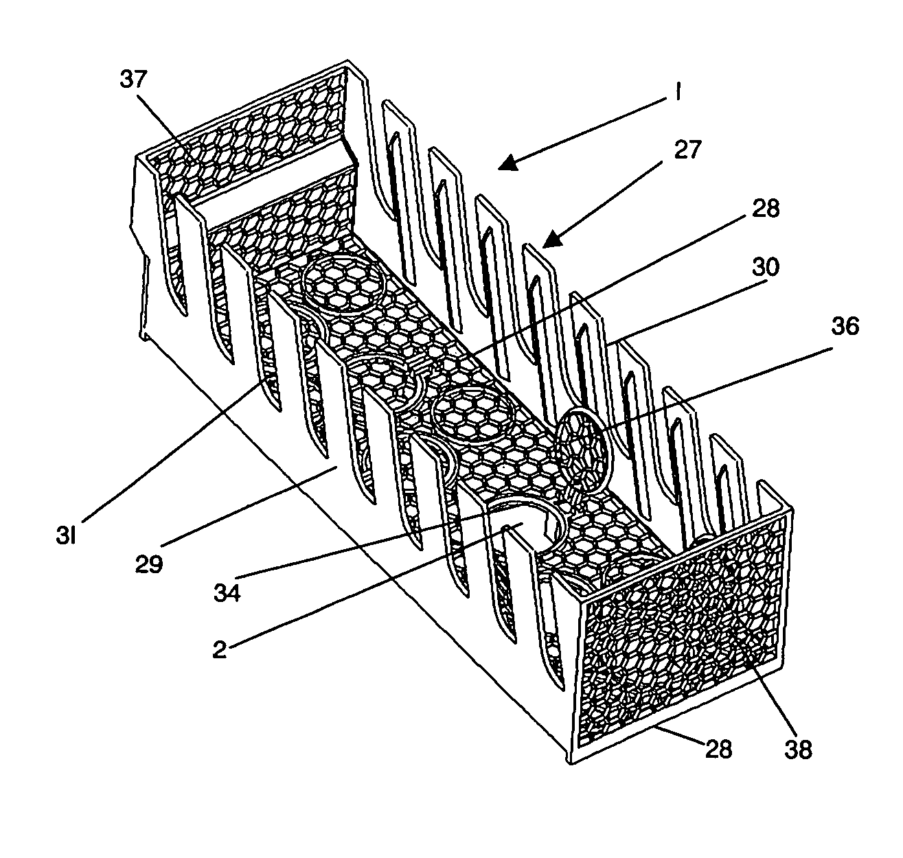 Dish basket for a dish washer