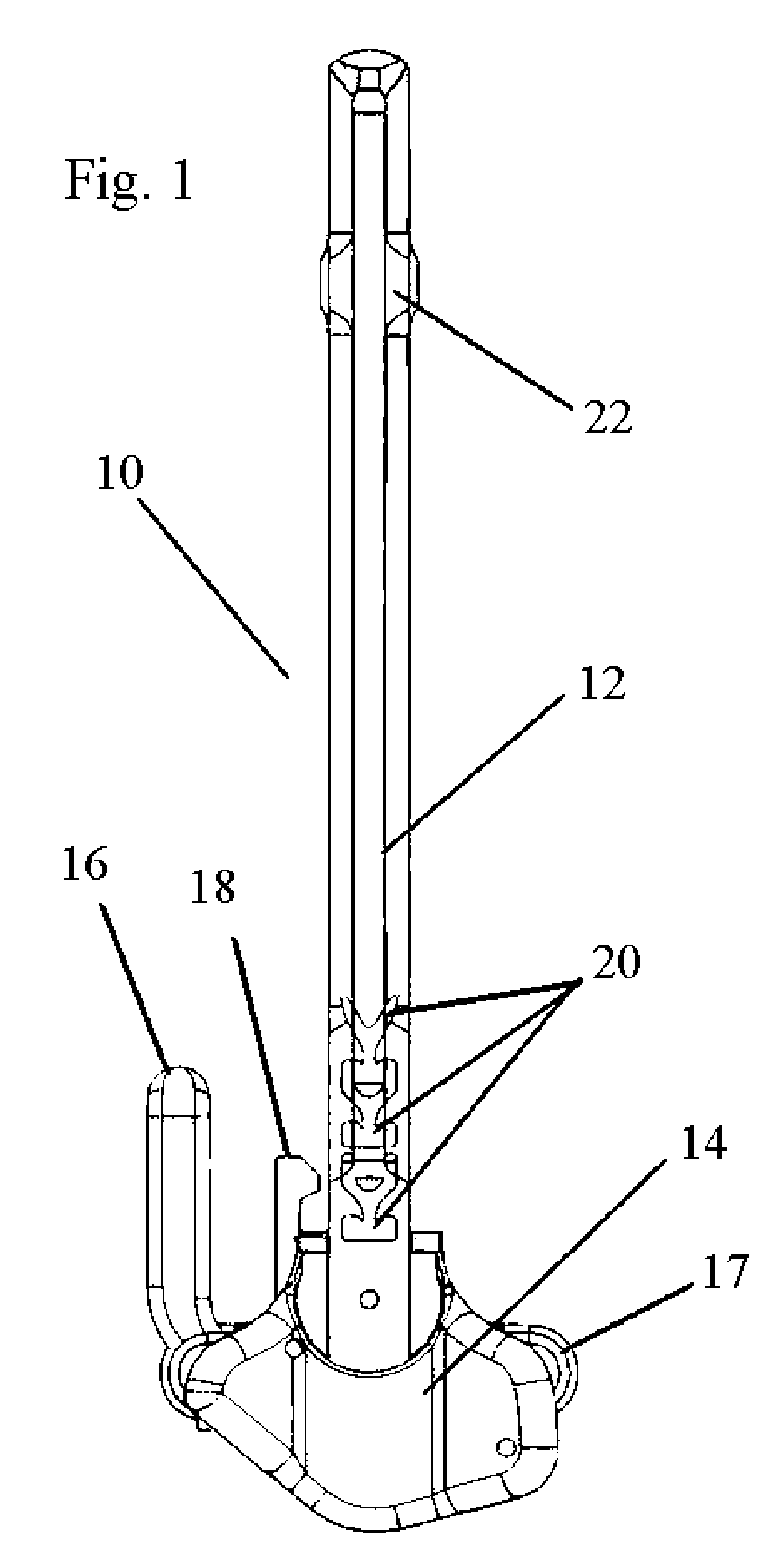 Charging handle for automatic rife