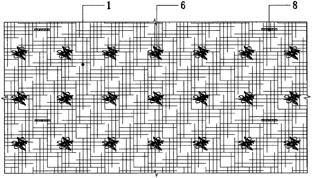 Novel artificial ecological riverbed and construction method