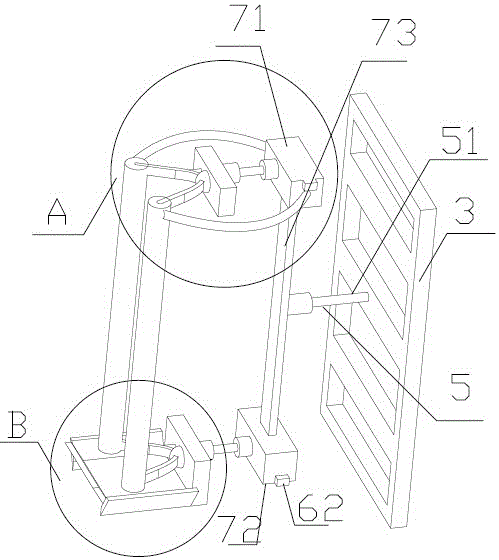 A kind of elevator floor door structure