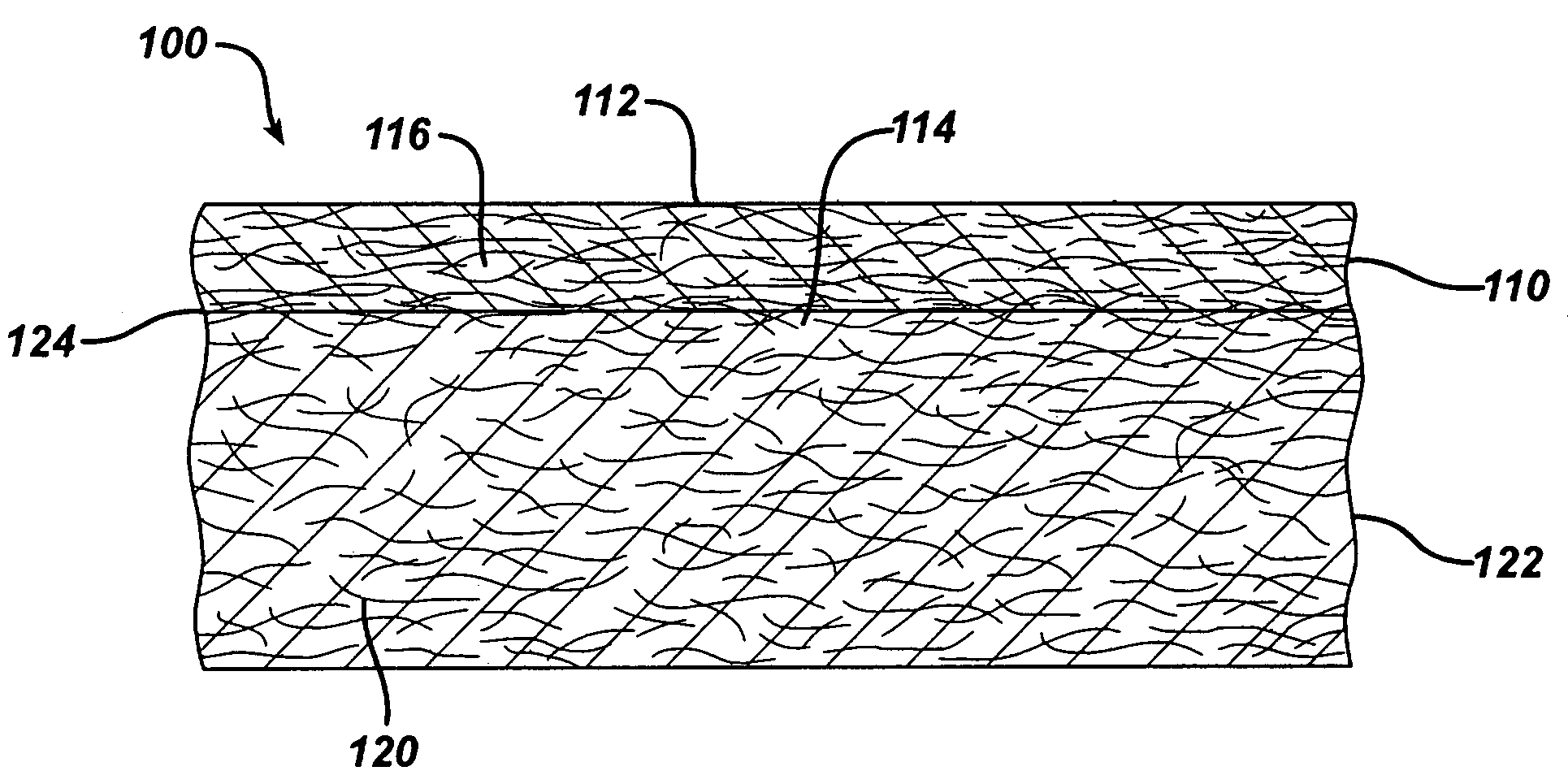 Non-woven structures and methods of making the same