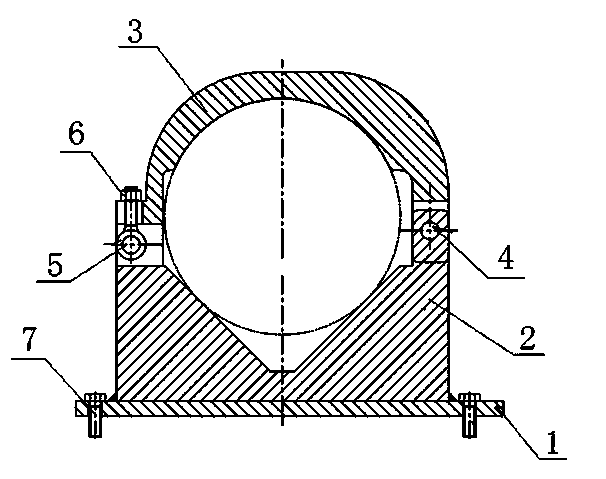 Tool manufacturing method special for radiant tube machining