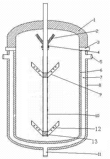 High-efficiency energy-saving reaction kettle of improved structure