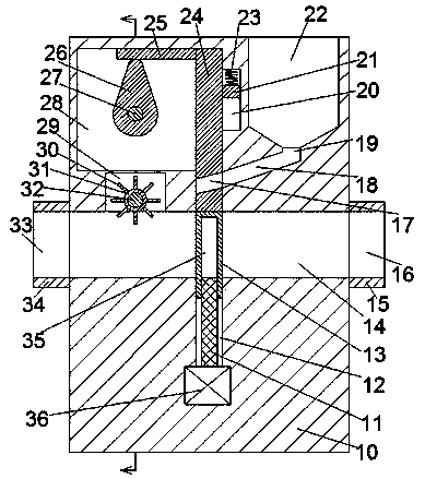 Special valve for wastewater