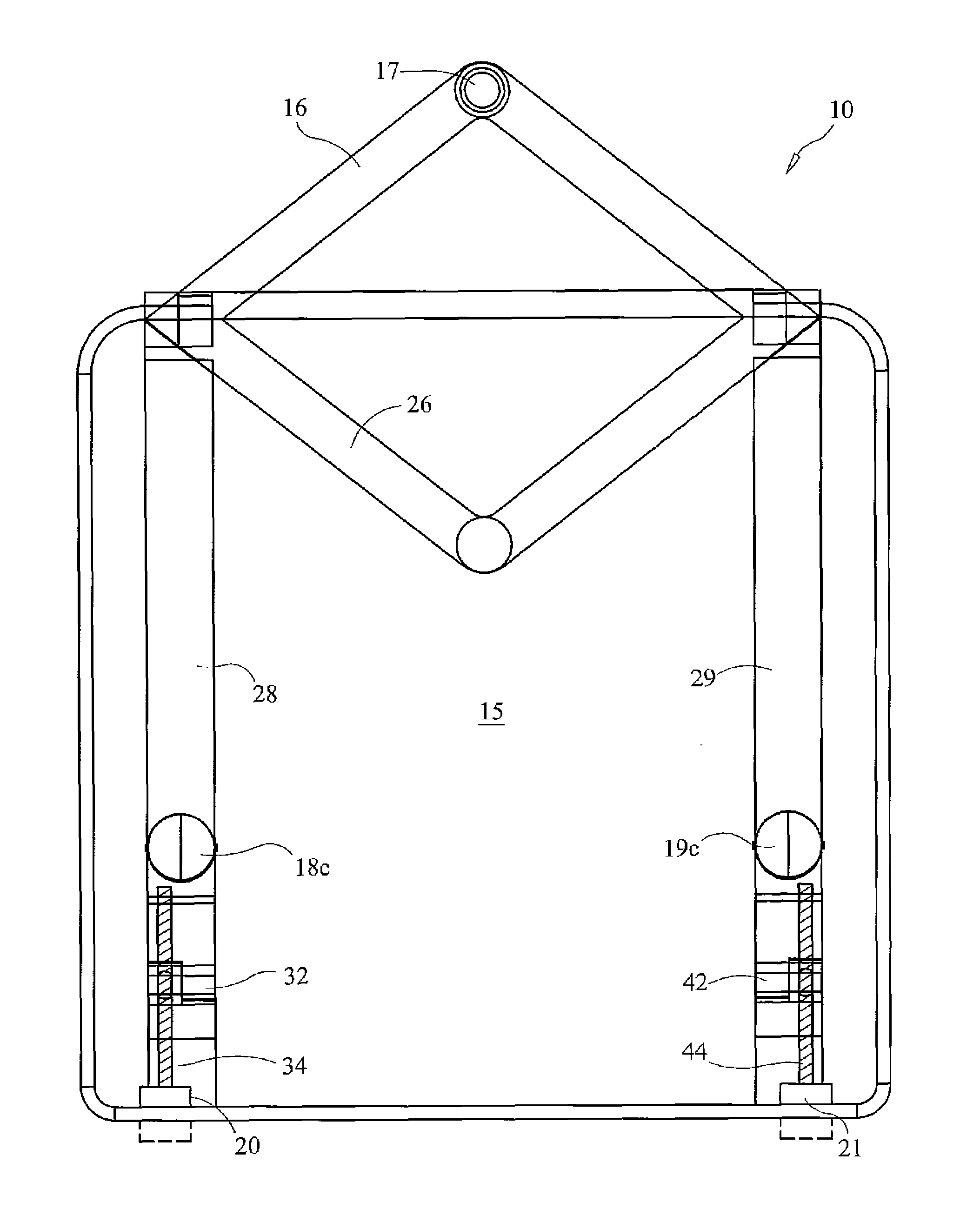 Adjustable video and still image projector stand