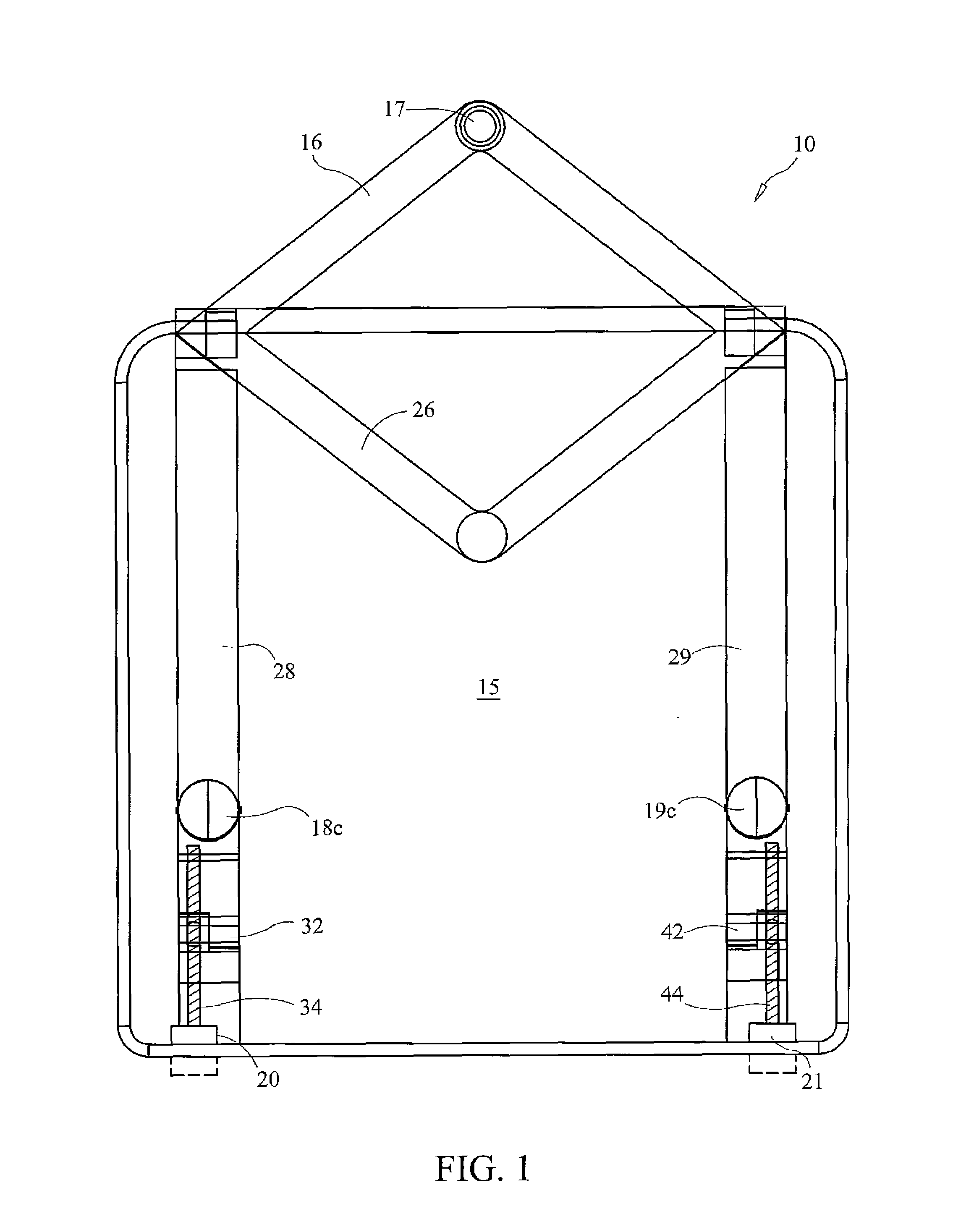 Adjustable video and still image projector stand