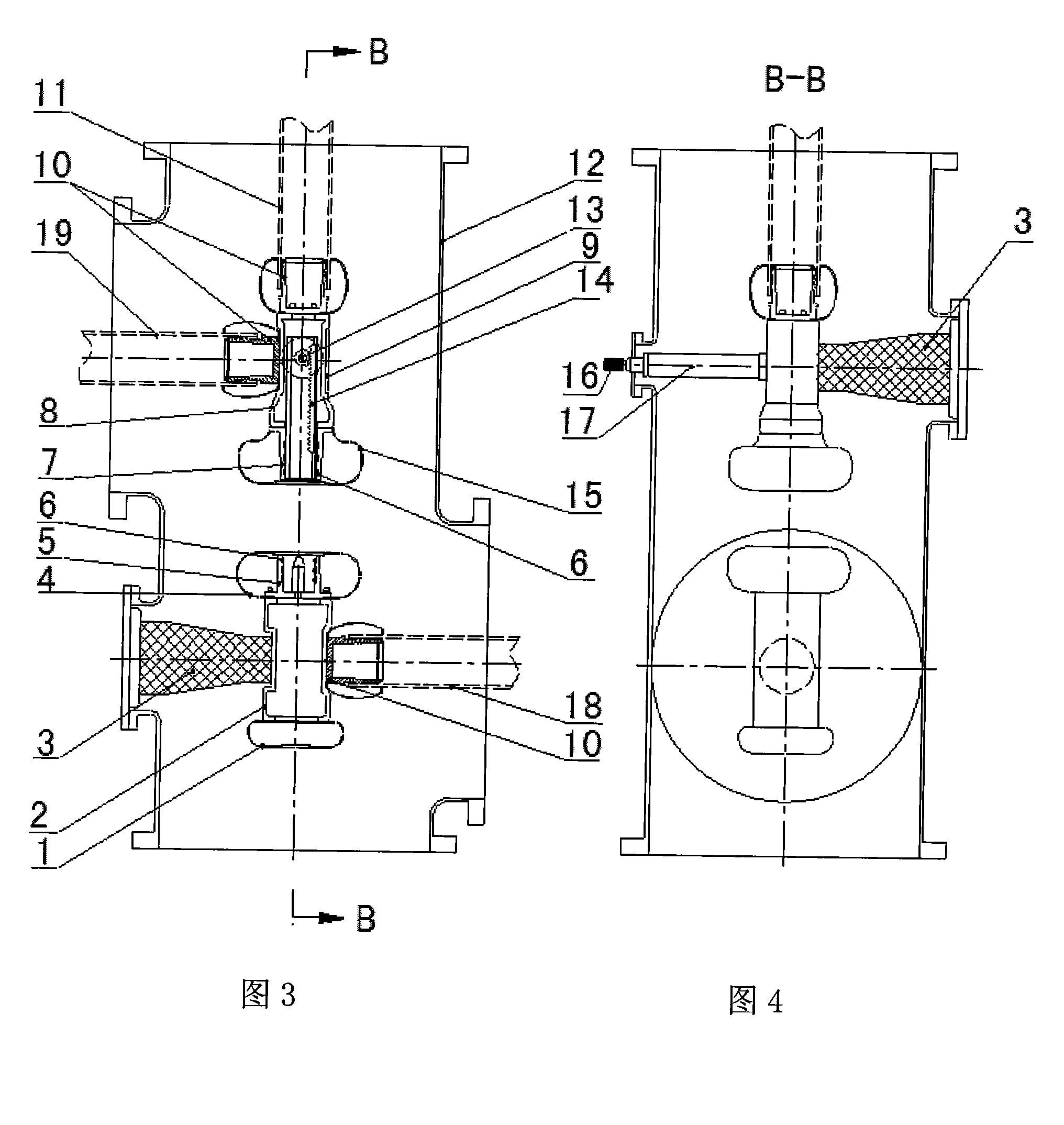 Supervoltage/extra-high voltage GIS isolating device