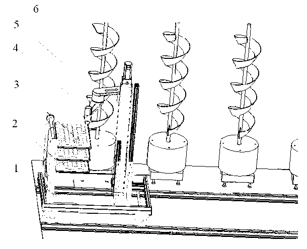 Transplantation control system and transplantation control method for robot for column cultivation