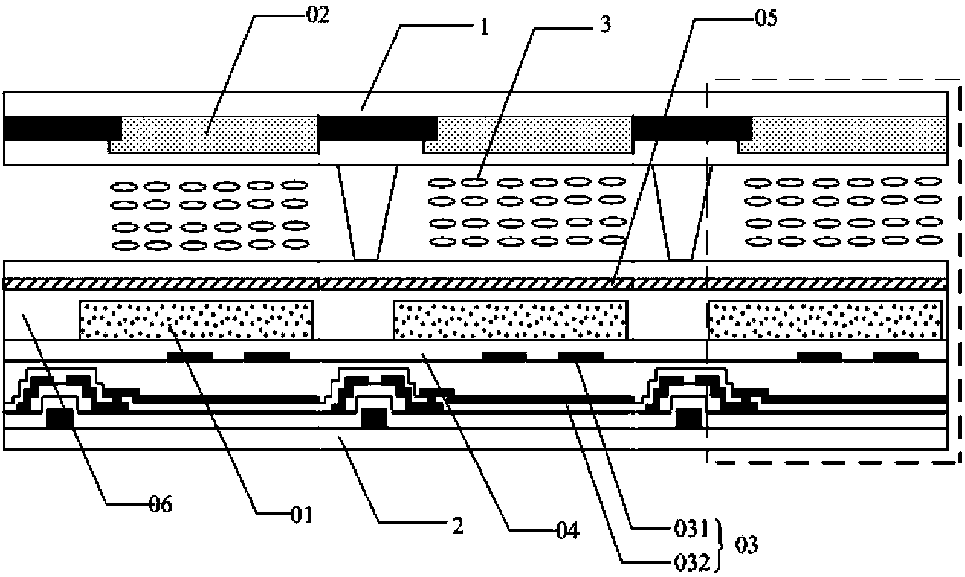 Liquid crystal display (LCD) screen and display device