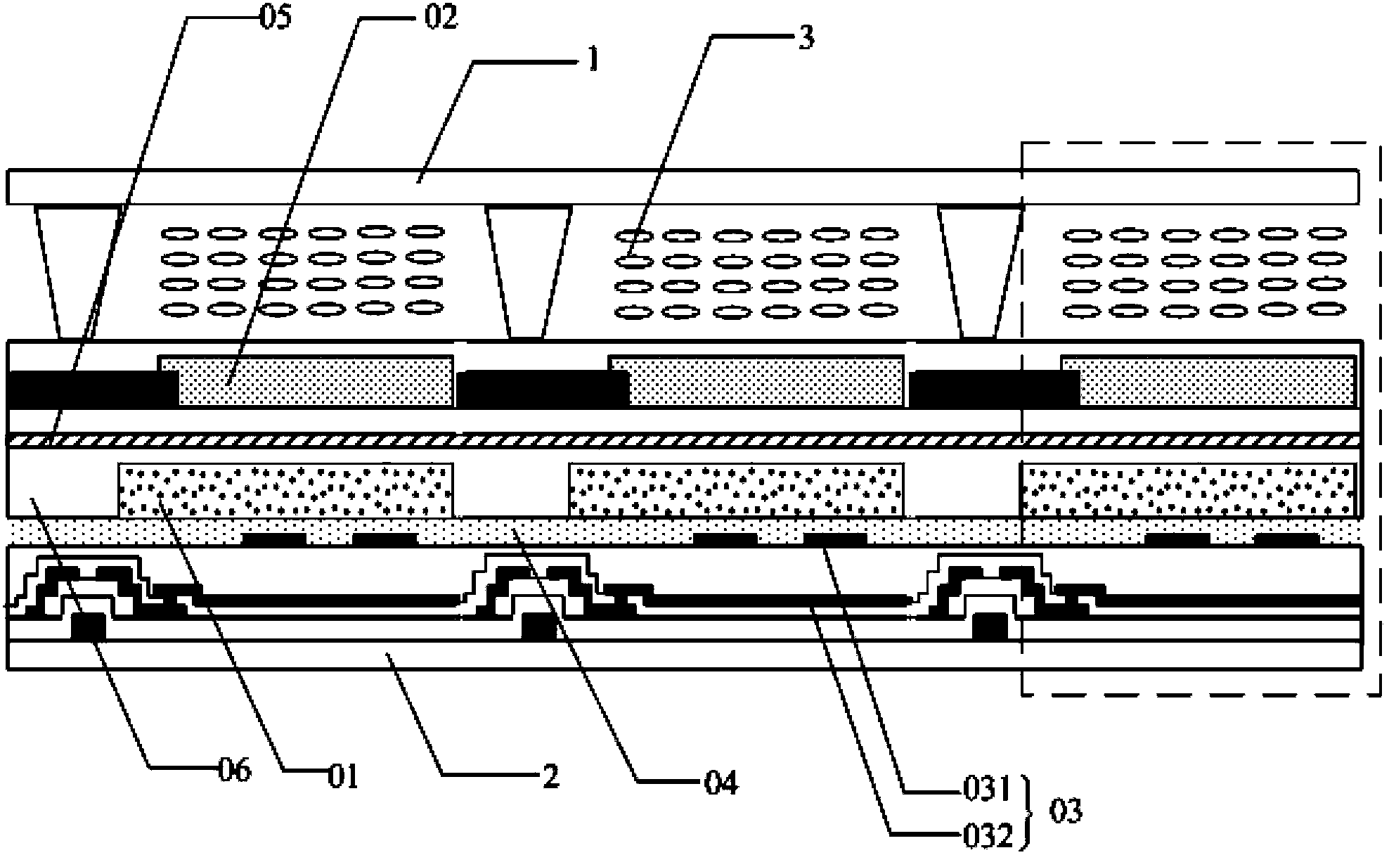 Liquid crystal display (LCD) screen and display device