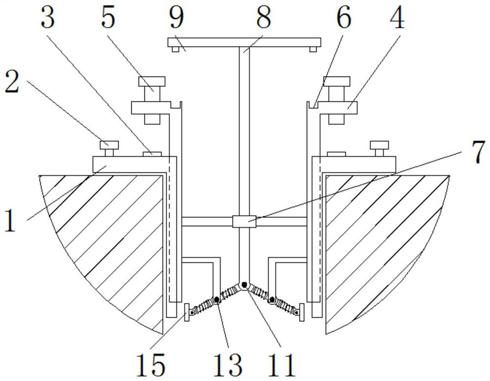 A cable arrangement device for engineering blasting with supporting function and convenient fixing