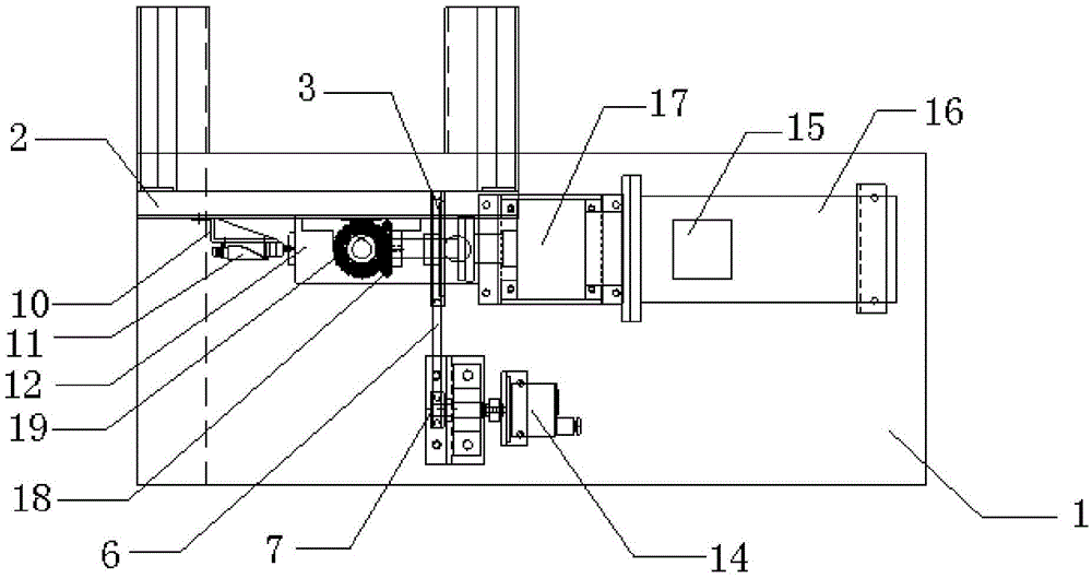 A dynamic simulation test device for electric control system of mine winch