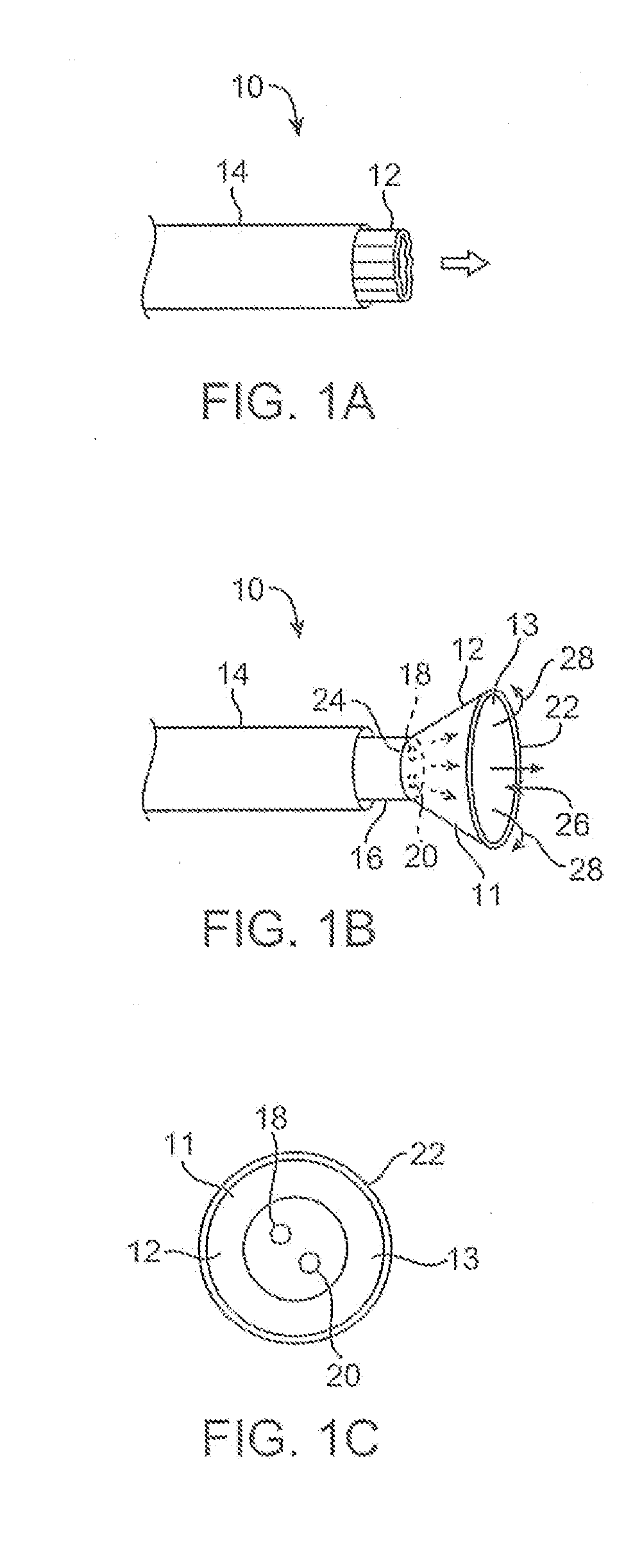 Tissue visualization device and method variations