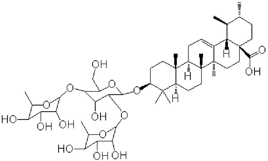 Extraction and purification method of triterpene acid in seabuckthorns, triterpene acid, triterpenoid saponin and application of triterpene acid and triterpenoid saponin