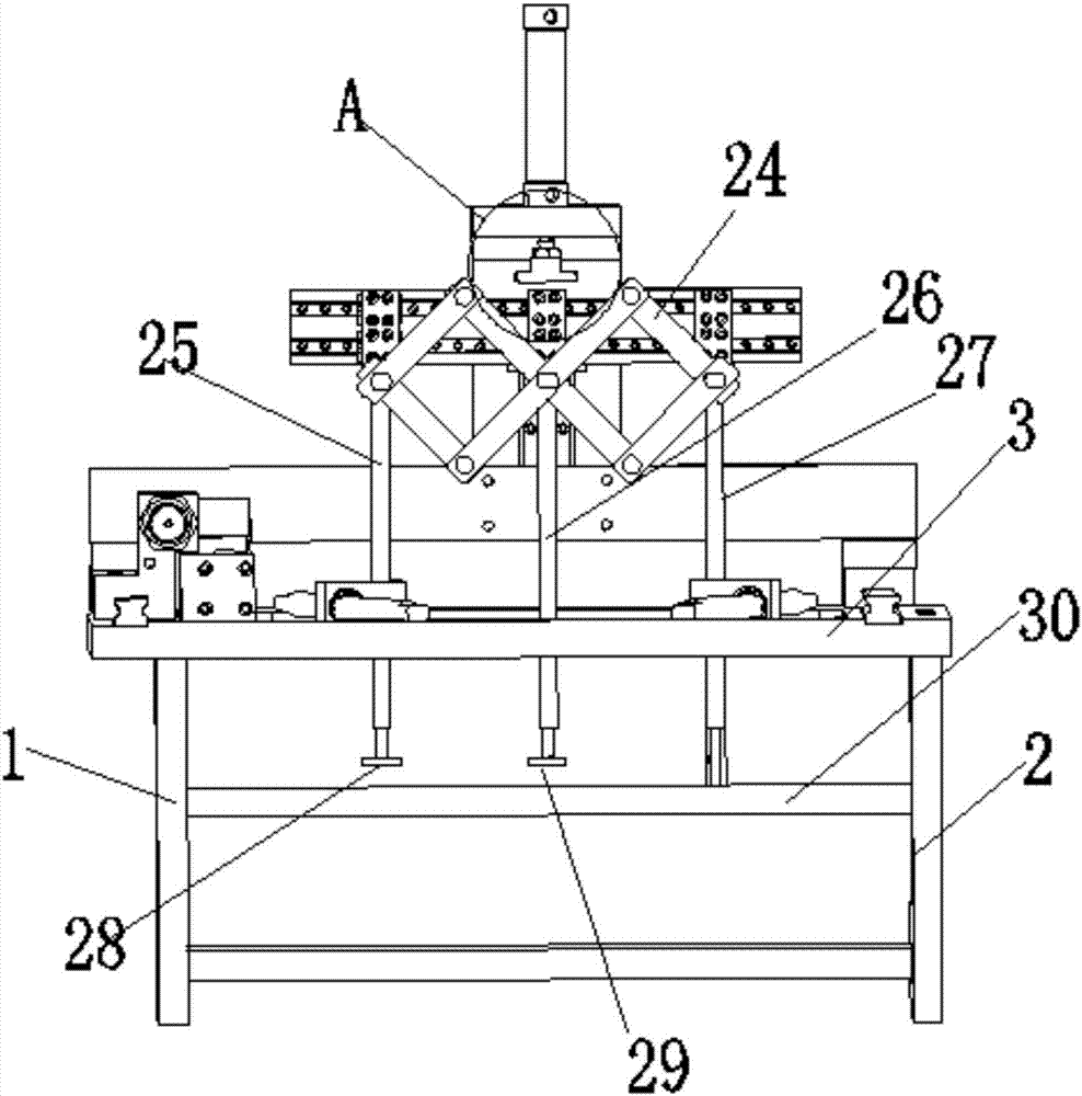 Suction disc adjusting device for paper and plastic packaging machine