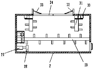 Engineering site waste residue cleaning and crushing device