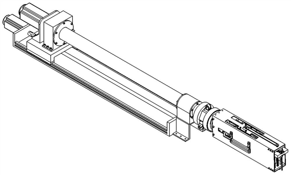 A device for drilling deep holes on the side wall of a pipeline