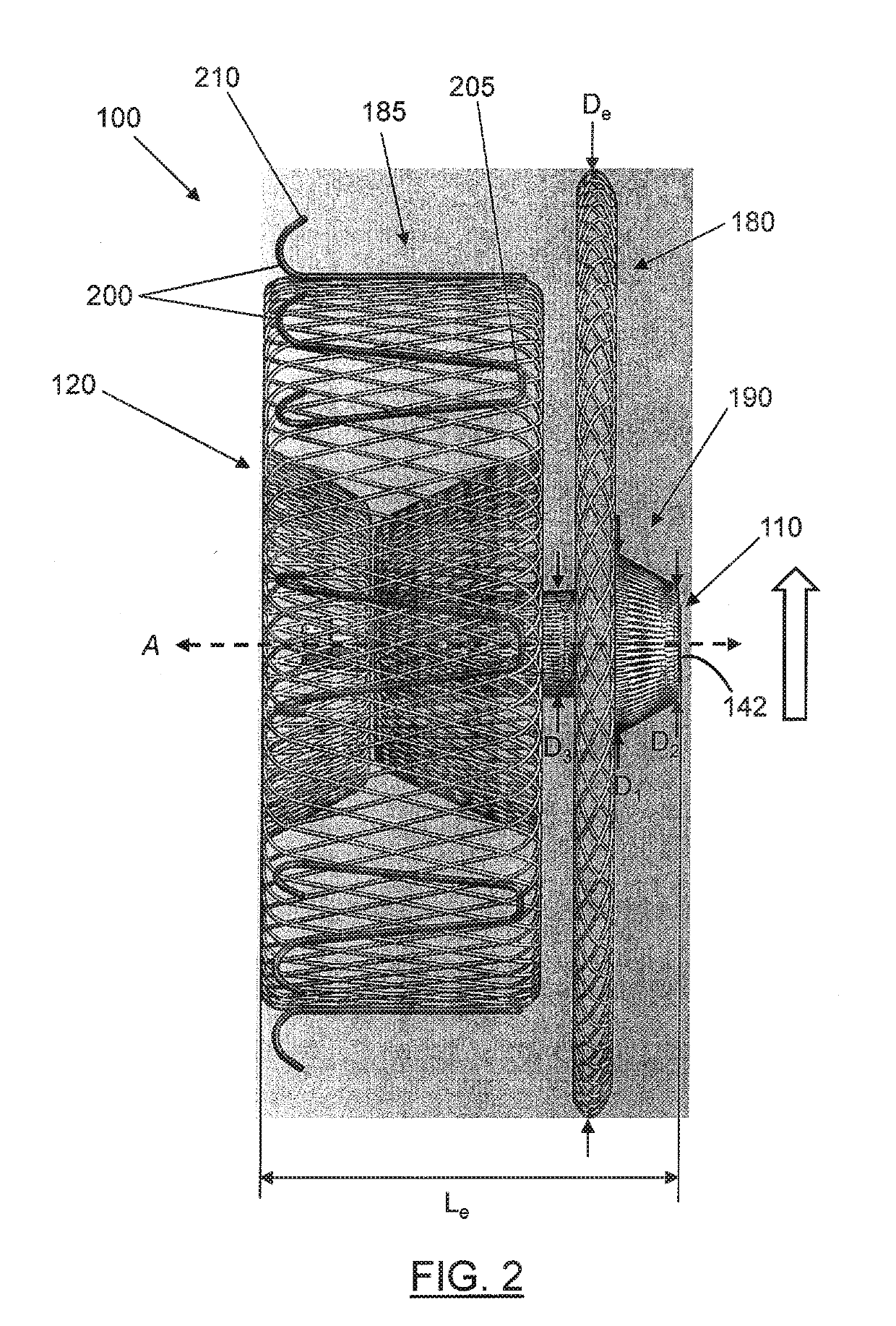 Percutaneous catheter directed intravascular occlusion devices with retractable stabilizing wires