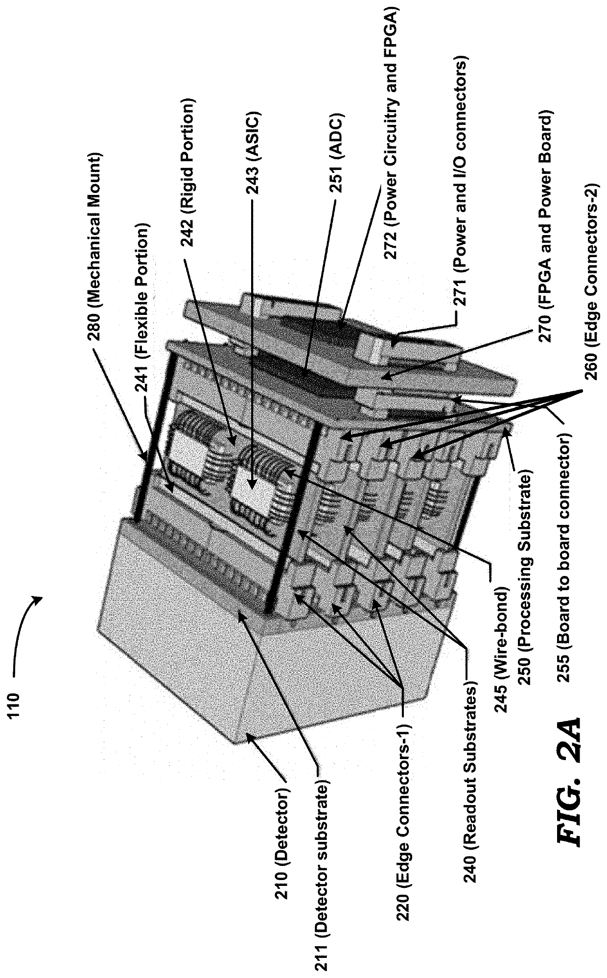 Readout and processing arrangement in a sensor system