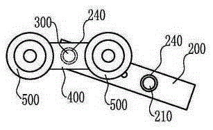 Belt tensioning device