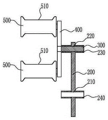 Belt tensioning device