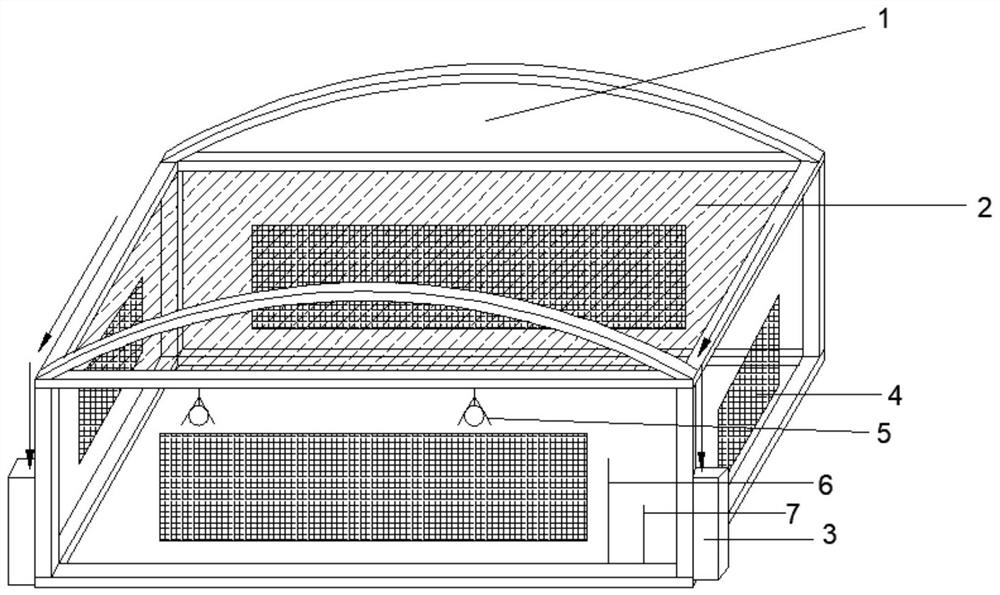 A new type of multifunctional graphene power generation greenhouse