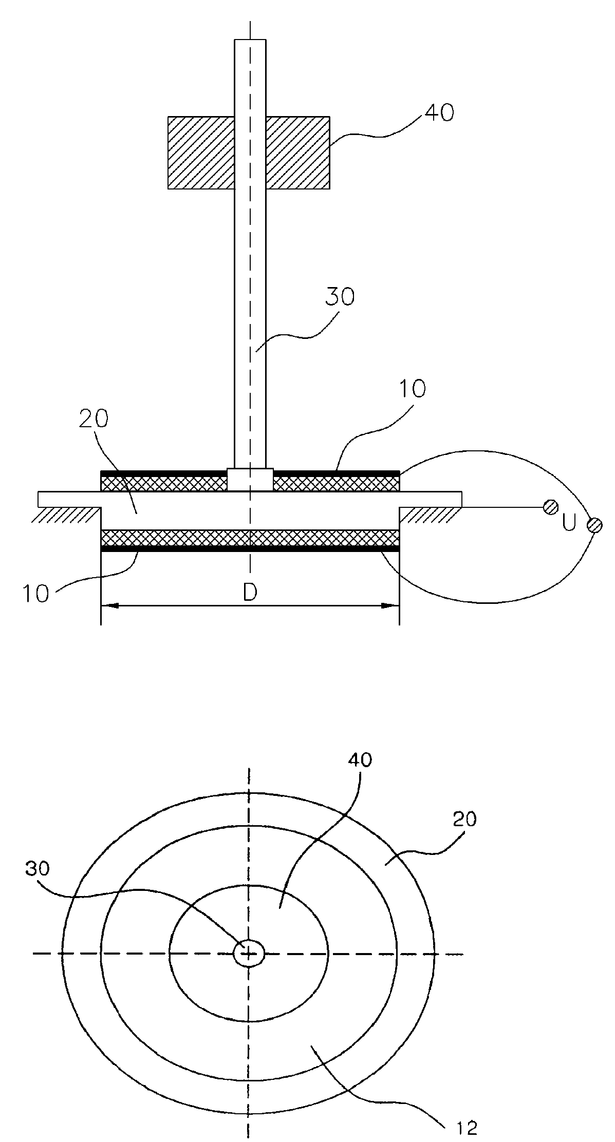 Small piezoelectric or electrostrictive linear motor