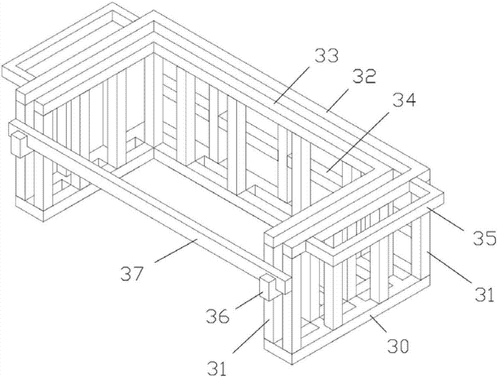 Transfer trolley for cloth during textile printing and dyeing