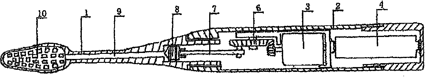 Oral cavity cleaning device