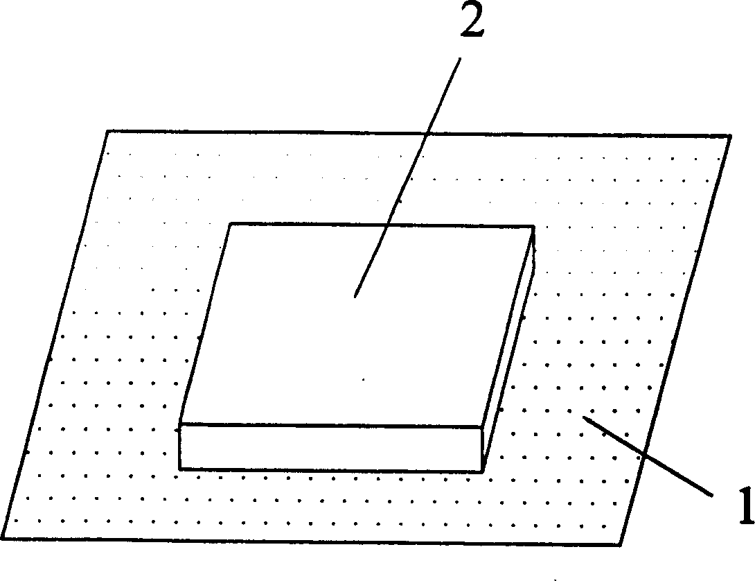 Hydrophilic trauma dressing made from polyurethane and its preparation method