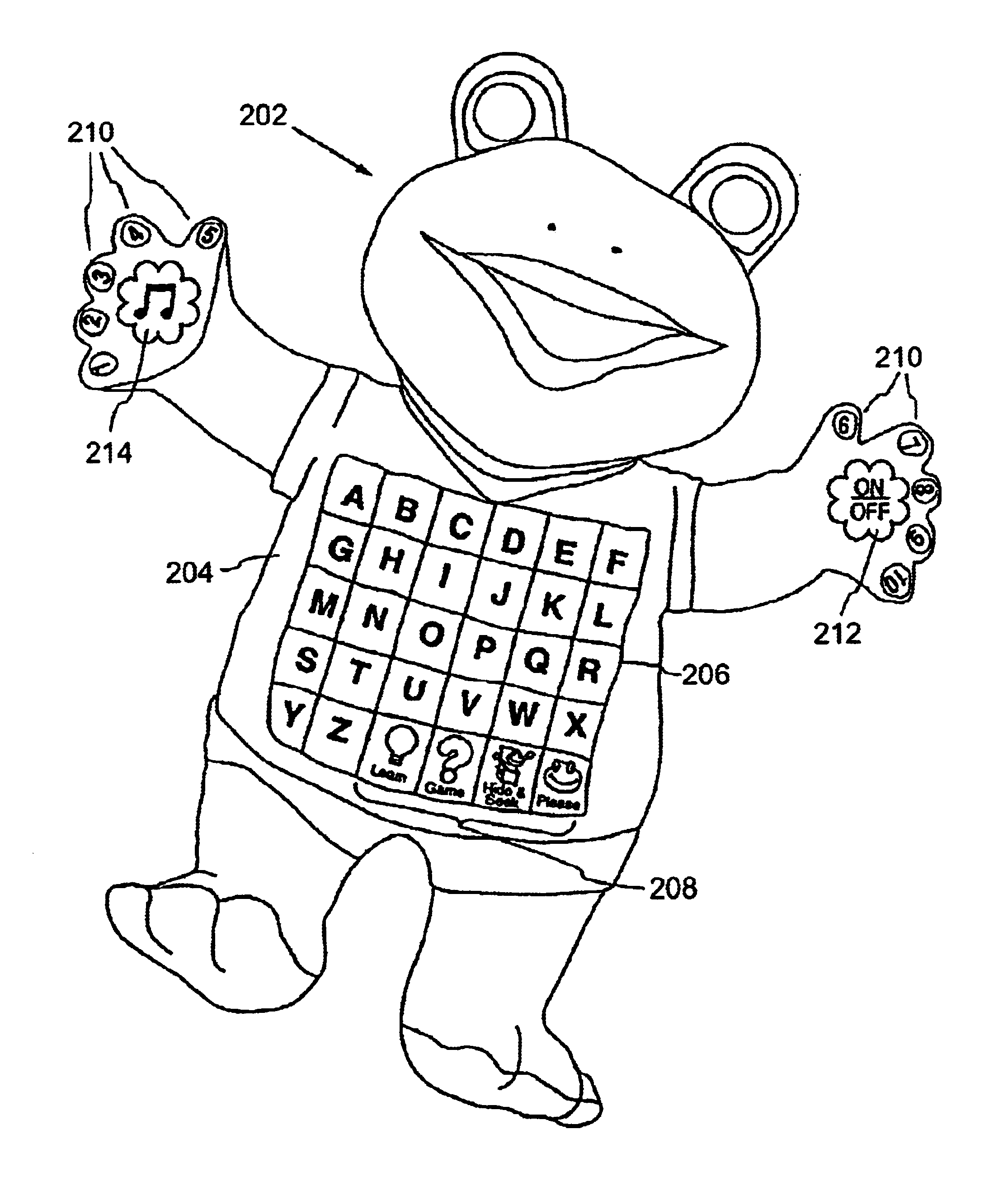 Interactive teaching toy