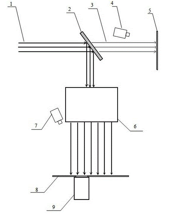 Real-time monitoring method for large-size laser faculae