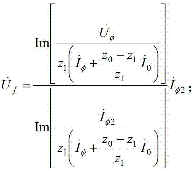 Voltage protection method for single-phase earth faults of electric transmission line