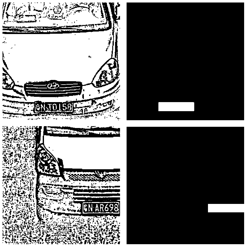 Deep license plate detection method based on thermodynamic diagram and key point regression