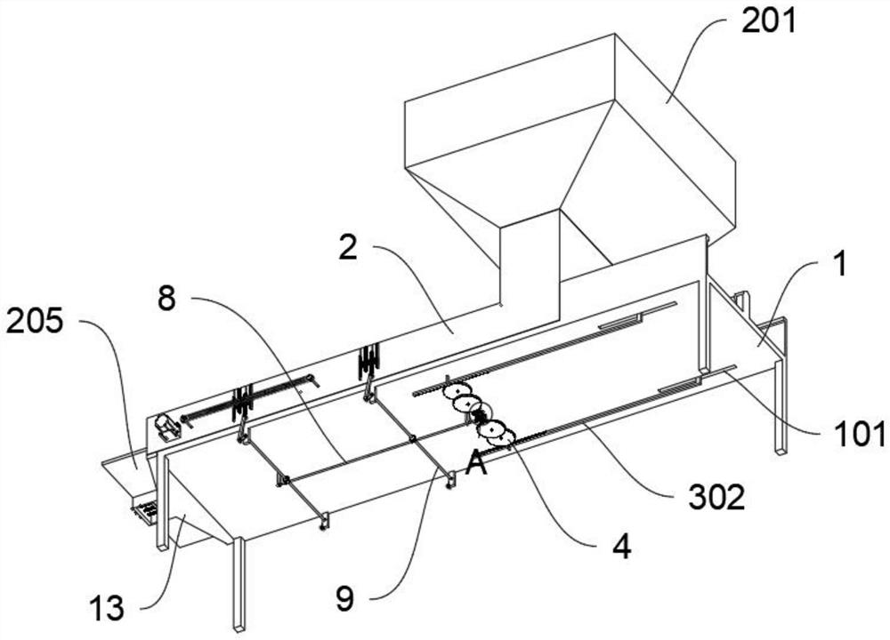 High-strength solid waste piece integrated compression device based on environmental protection