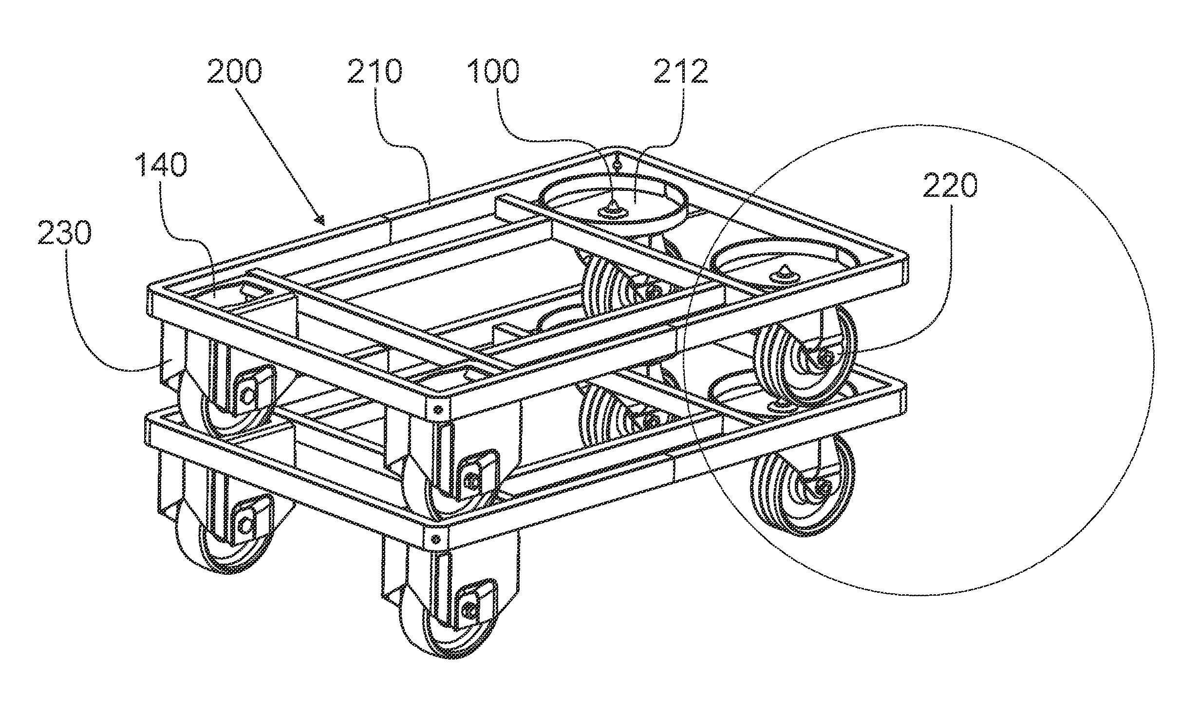 Fastener and dolly