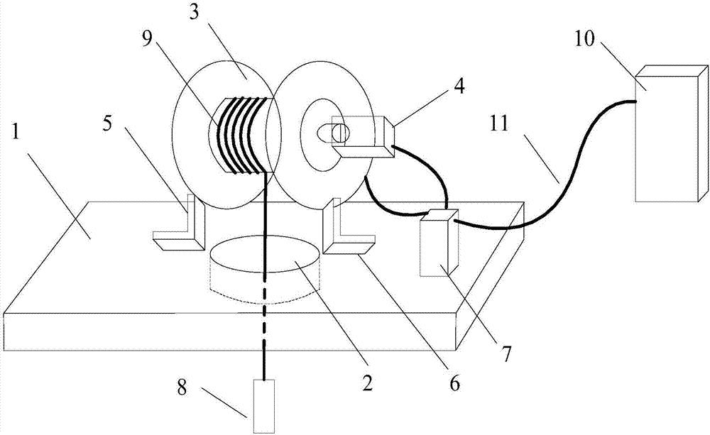 Automatic lifting type water quality monitoring device for aquaculture pond