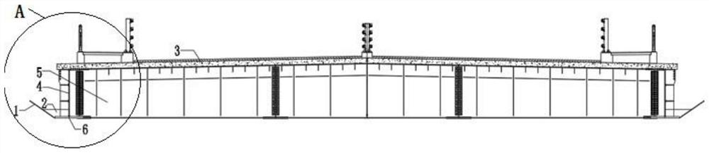 Pneumatic device for improving vortex vibration performance of double-I-shaped superposed beam bridge