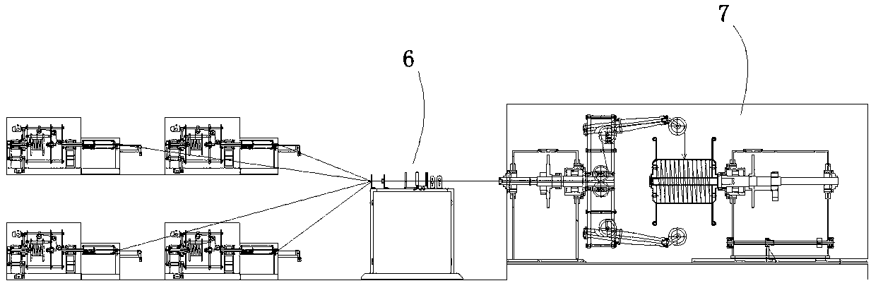 Active back-twist constant-force pay-off machine and production method thereof