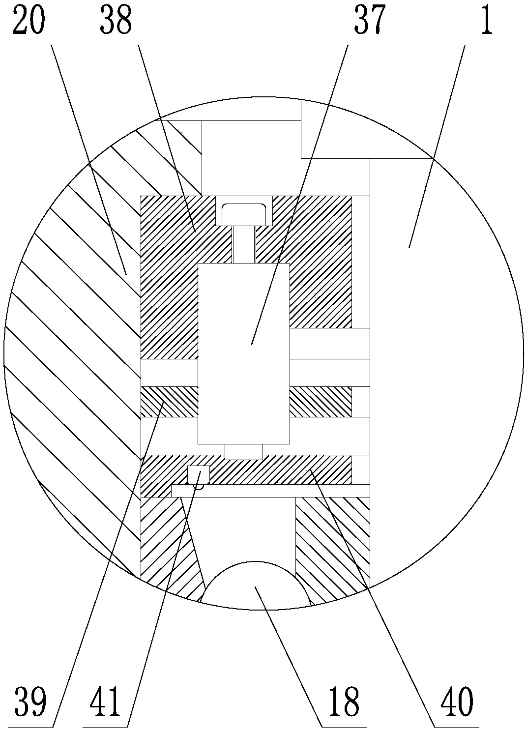 Numerical control grinding machine motorized spindle capable of automatically adjusting bearing pretightening force