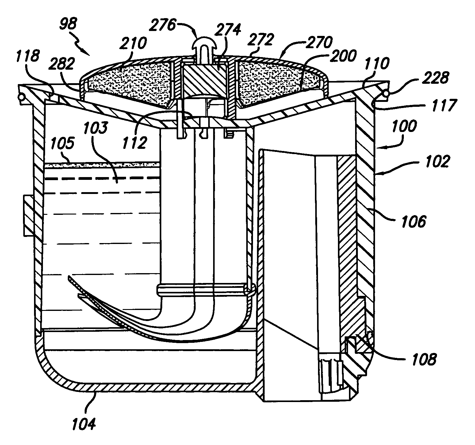 Diverter, liquid-level indicator and chemical pre-treatment and post-treatment implementations useful in waterless urinals