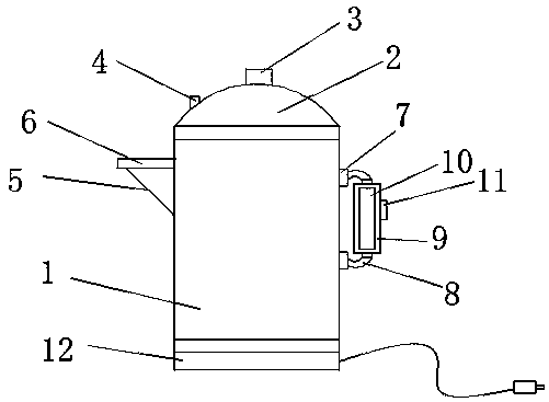 Anti-burning electric kettle