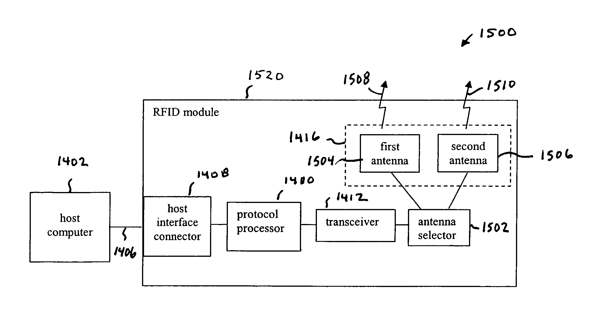 Single frequency low power RFID device