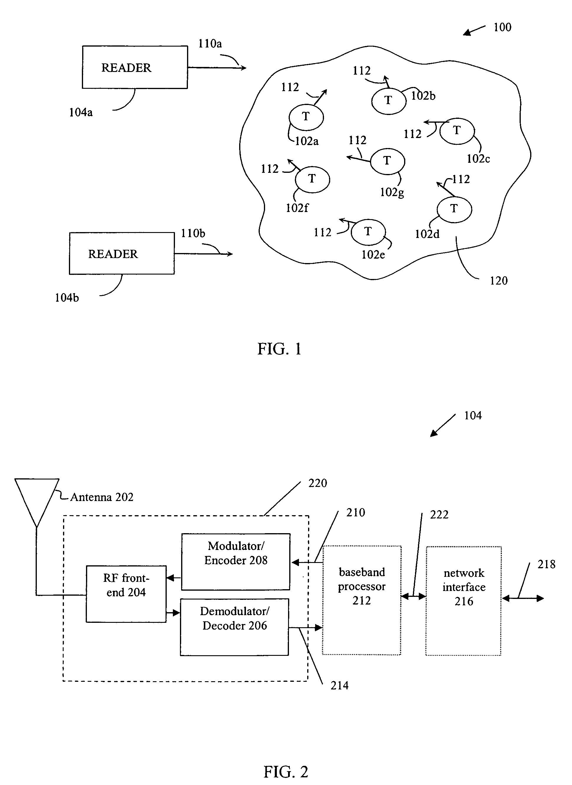 Single frequency low power RFID device