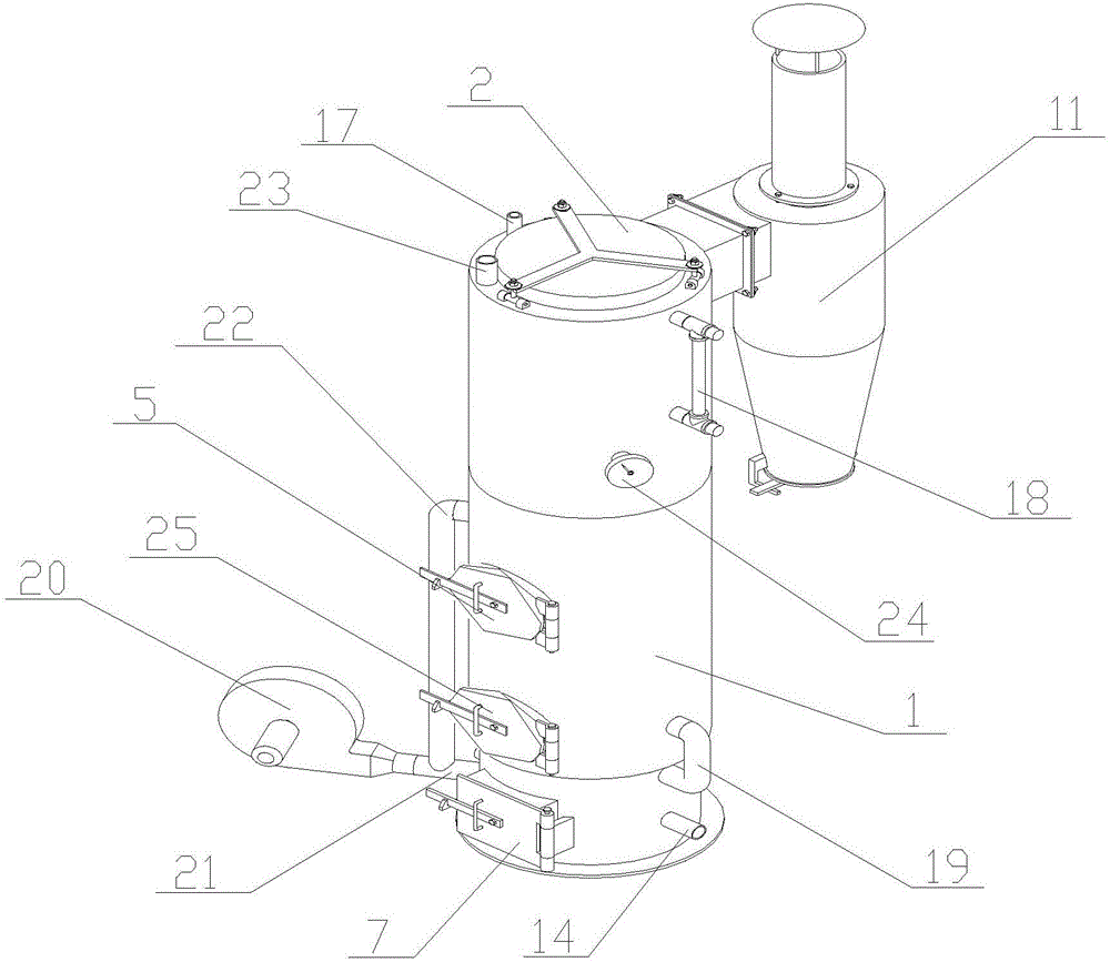 Smokeless warm bath boiler